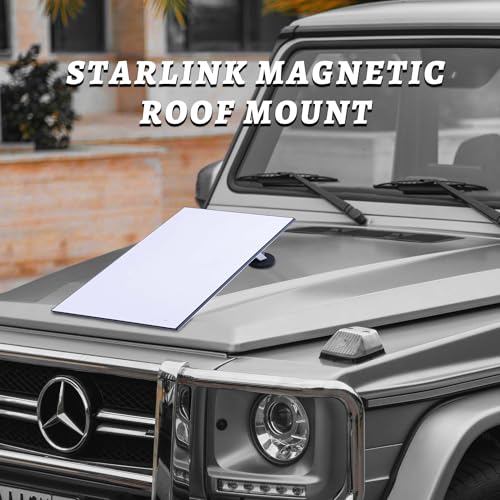 Starlink Gen 3 Strong Magnet Mount Kit, Starlink Gen3 Roof Mount Magnetic Base. Starlink V3 Internet Satellite Kit for RV Mount Iron Roof Mount, 35 lbs per Round Magnet Pull (Diameter 1.7in)