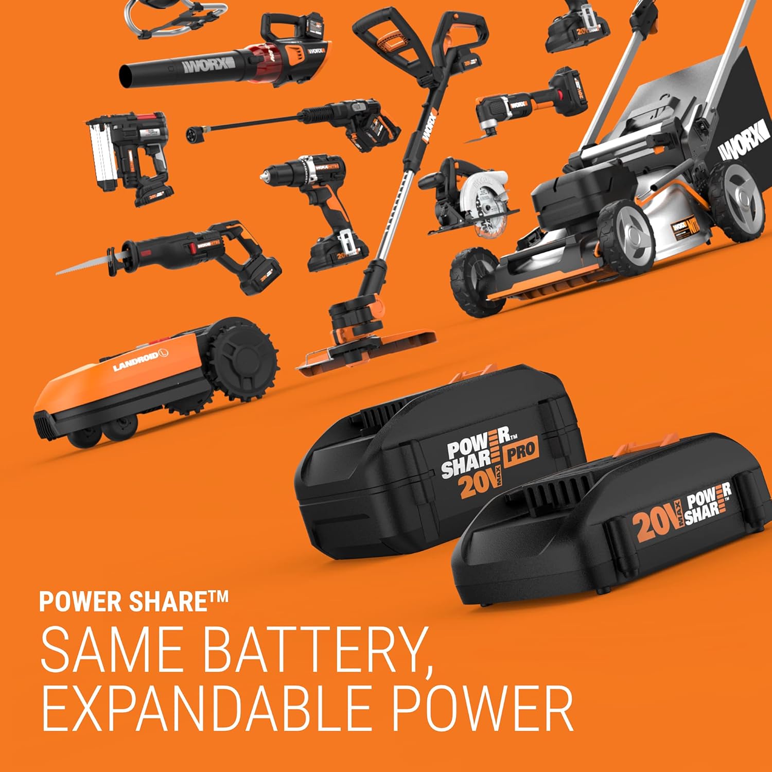 Worx WR165 Landroid S 1/8 Acre Robotic Lawn Mower (Battery & Charger Included)