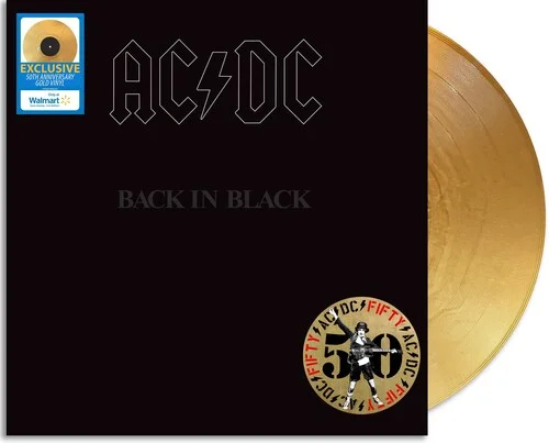 AC/DC - Back in Black (Walmart Exclusive 50th Anniversary gold color vinyl) - Rock LP