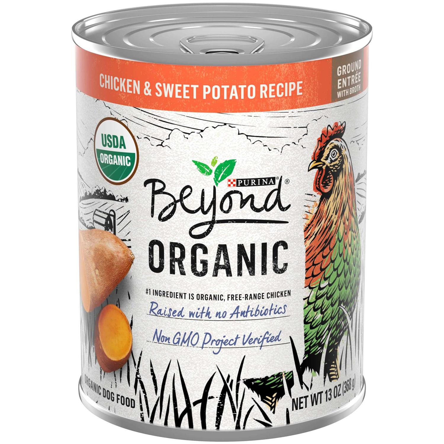 Purina Beyond Organic Chicken Recipe Wet Dog Food - Pet Supplies online store