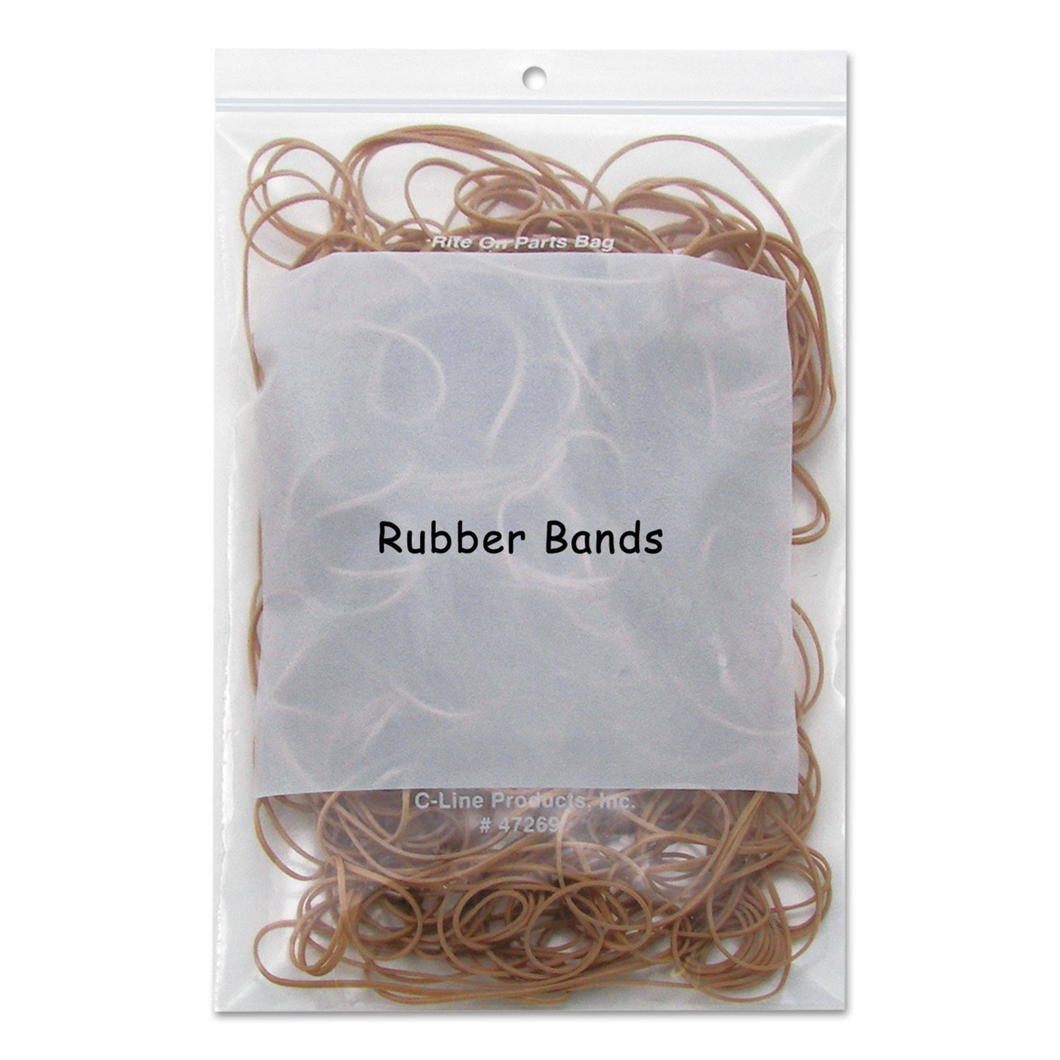 C-Line Write-On Recloseable Small Parts Bags Poly 6 x 9 Clear 1000/Carton 47269