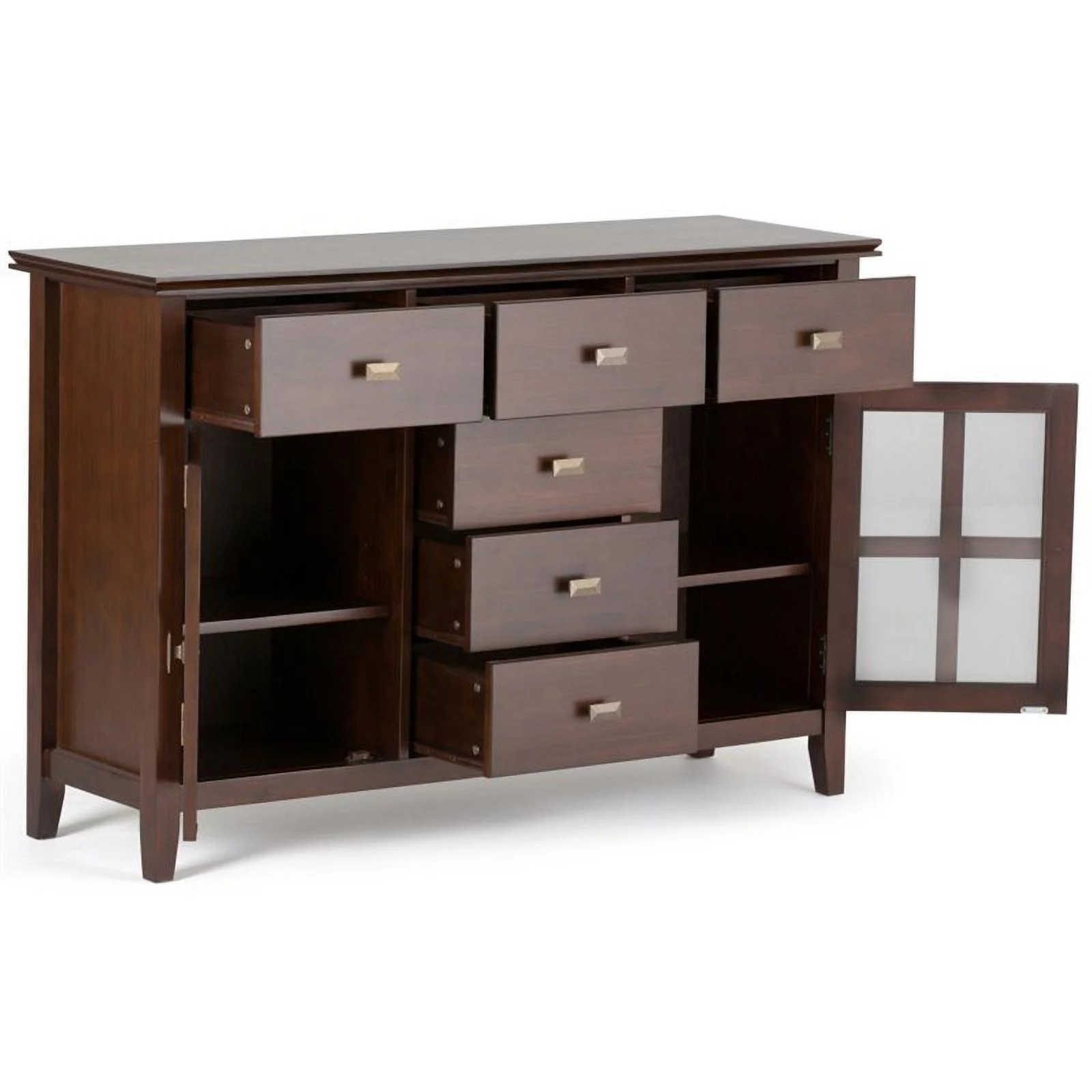Simpli Home Artisan Sideboard Buffet-Color:Russet Brown