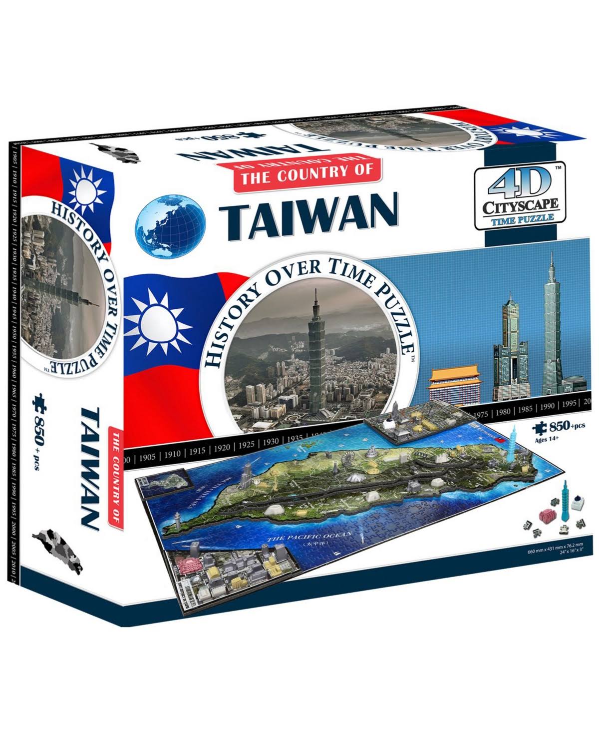 4D Cityscape Time Puzzle - Taiwan