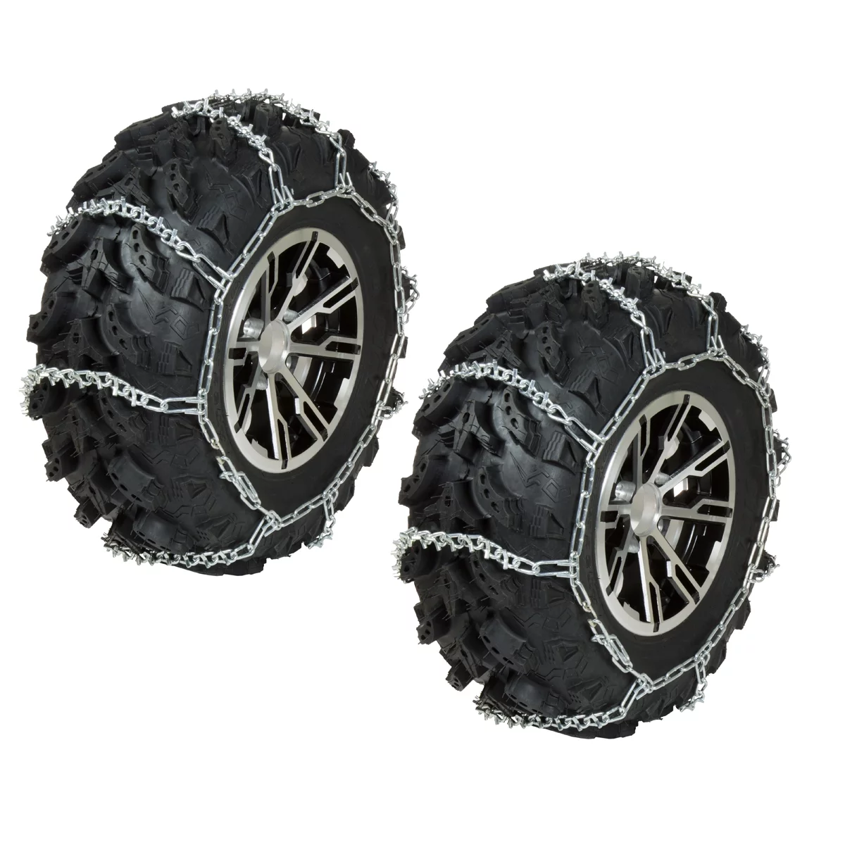 Raider, REAR ATV Tire Chains Pair compatible with Honda TRX500 Foreman  Rubicon 500 2001 - 2010