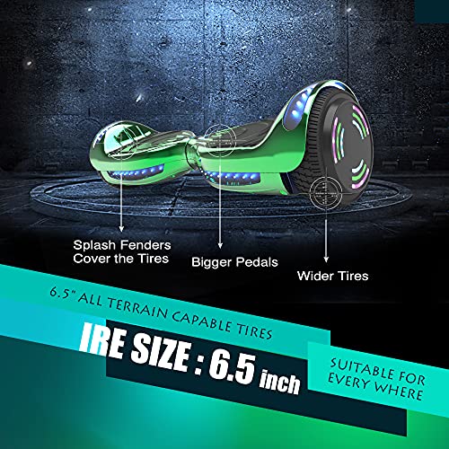 Hoverboard Certified HS2.01 Bluetooth Flash Wheel with LED Light Self Balancing Wheel Electric Scooter