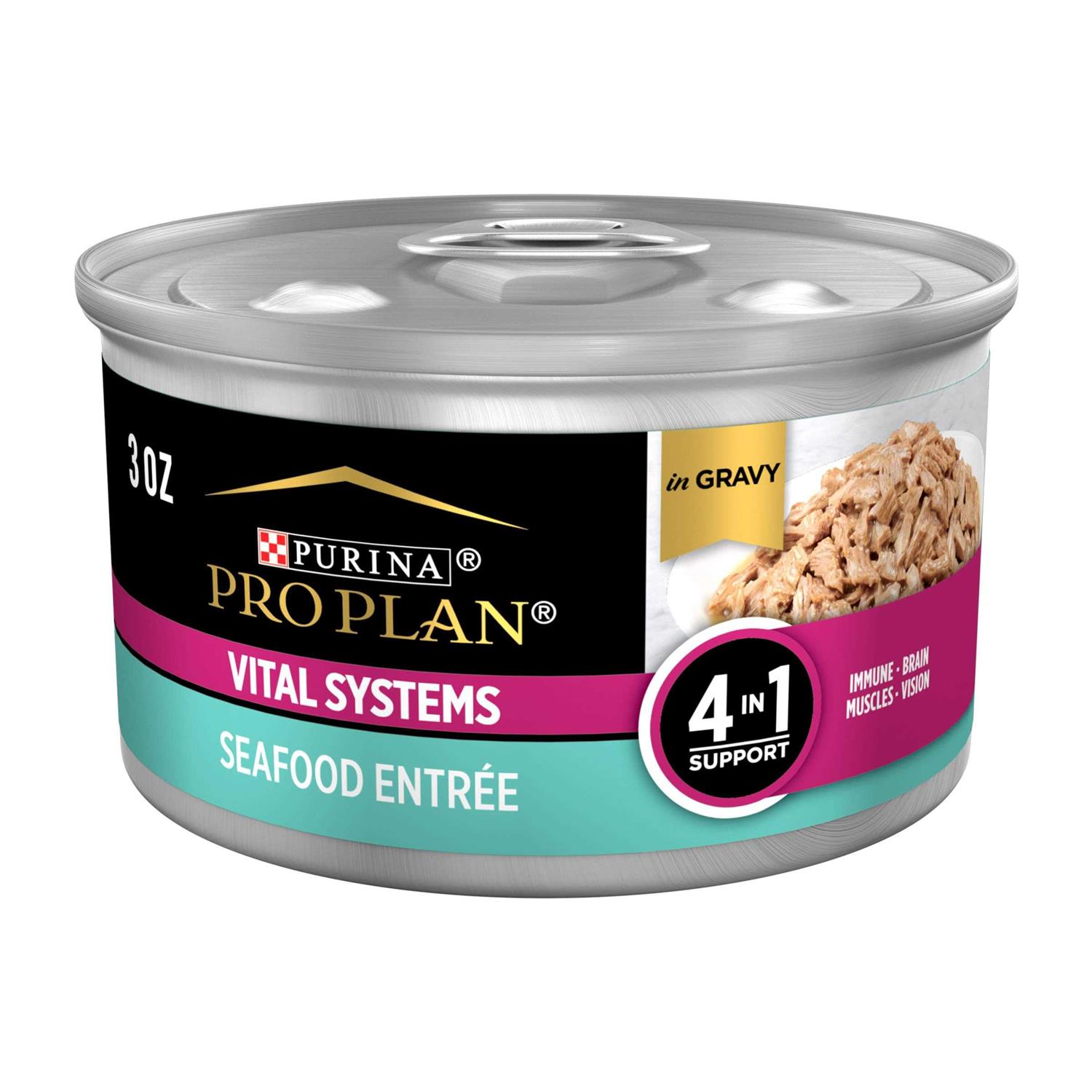 Purina Pro Plan Vital Systems Entree in Wet Cat Food Gravy - Pet Supplies online store