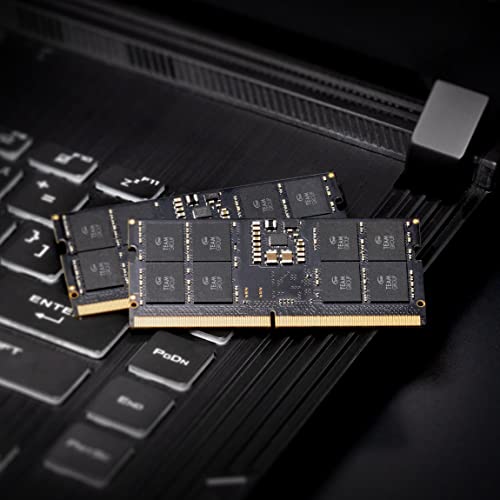 TEAMGROUP Elite SODIMM DDR5 16GB 4800MHz (PC5-38400) CL40 Non-ECC Unbuffered 1.1V 262 Pin Laptop Memory Module Ram - TED516G4800C40D-S01