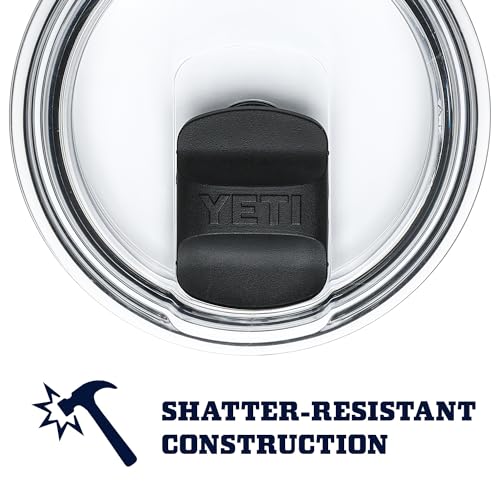 YETI Rambler Lowball, Vacuum Insulated Stainless Steel Stackable Lowball with MagSlider Lid, Stainless Steel, 10 oz (296 ml)