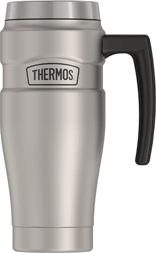THERMOS Stainless King Vacuum-Insulated Travel Mug, 16 Ounce, Midnight Blue