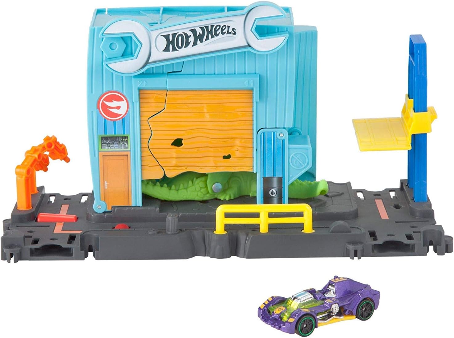 Hot Wheels City Gator Garage Attack Playset