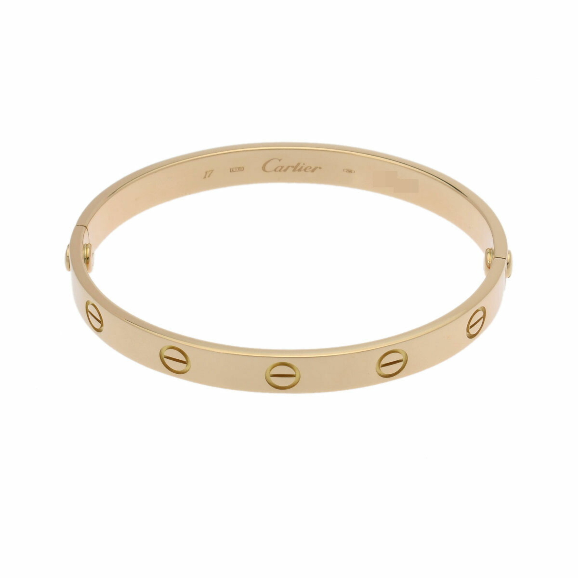 Pre-Owned CARTIER Love Bracelet Women's K18 Yellow Gold (Good)