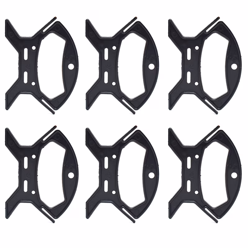 10pcs Cable Organizer Set Wire Storage Winder Electrical Cord Wrap Reel Spool Multipurpose for Home and Office Use,10 * Cable Organizer,Black