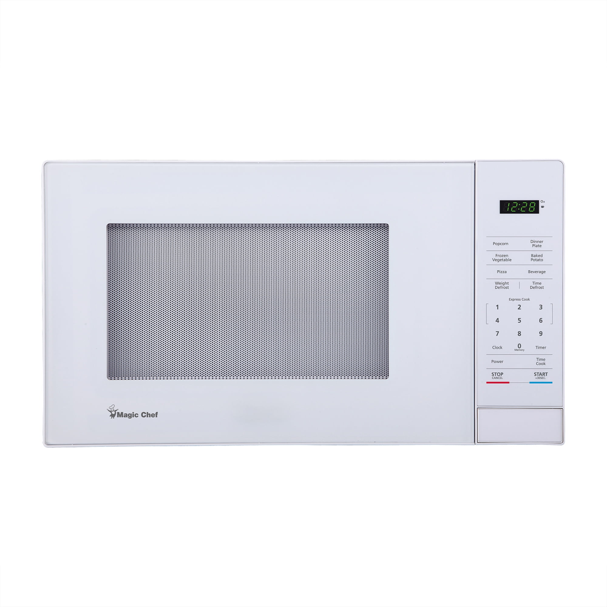 Magic Chef MC110MW Countertop Microwave Oven, 1,000 Watts, White