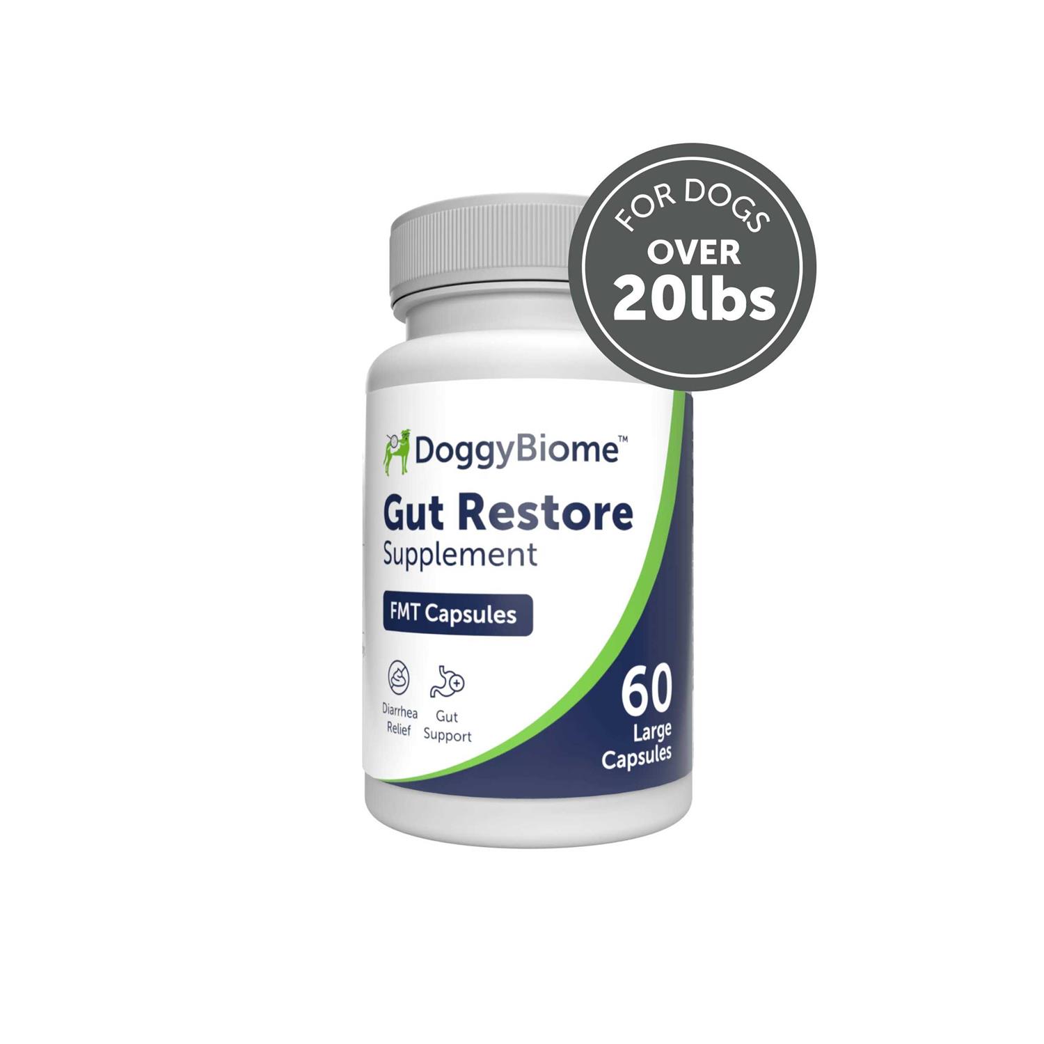 DoggyBiome Gut Restore Supplement 30 Capsules - Pet Supplies online store