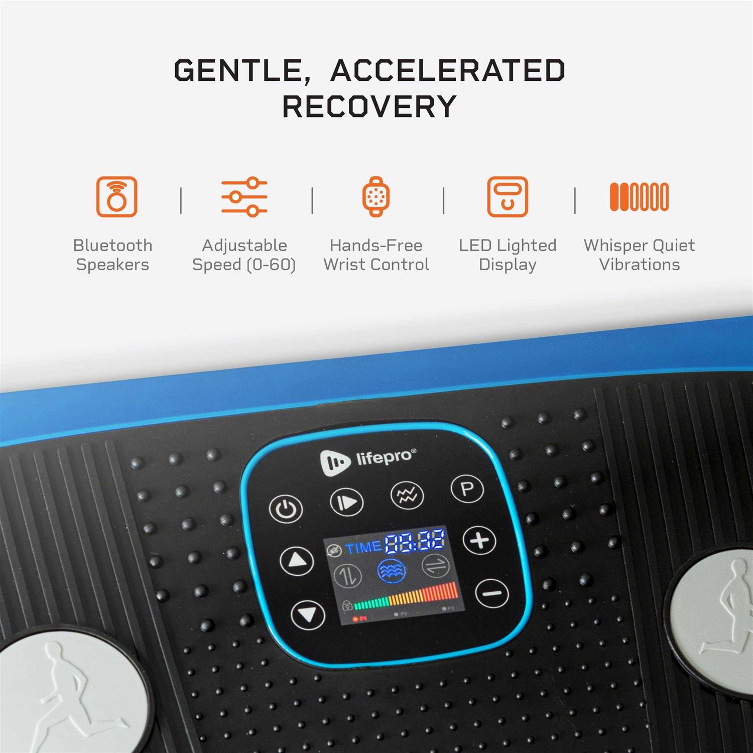 LifePro Rumblex Plus 4D Vibration Plate Exercise Machine Triple Motor Oscillation - Sports Supplies Online Store