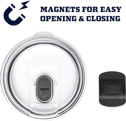 YETI Rambler Lowball, Vacuum Insulated Stainless Steel Stackable Lowball with MagSlider Lid, Stainless Steel, 10 oz (296 ml)