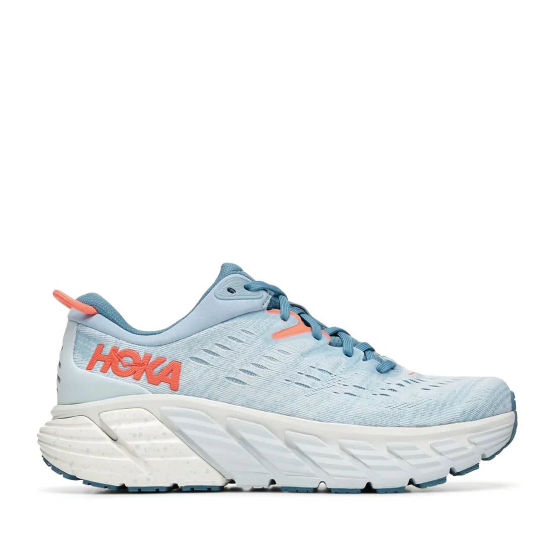 Hoka Gaviota 4 Women's Everyday Running Shoe - Blue Fog / Plein Air - Size 10