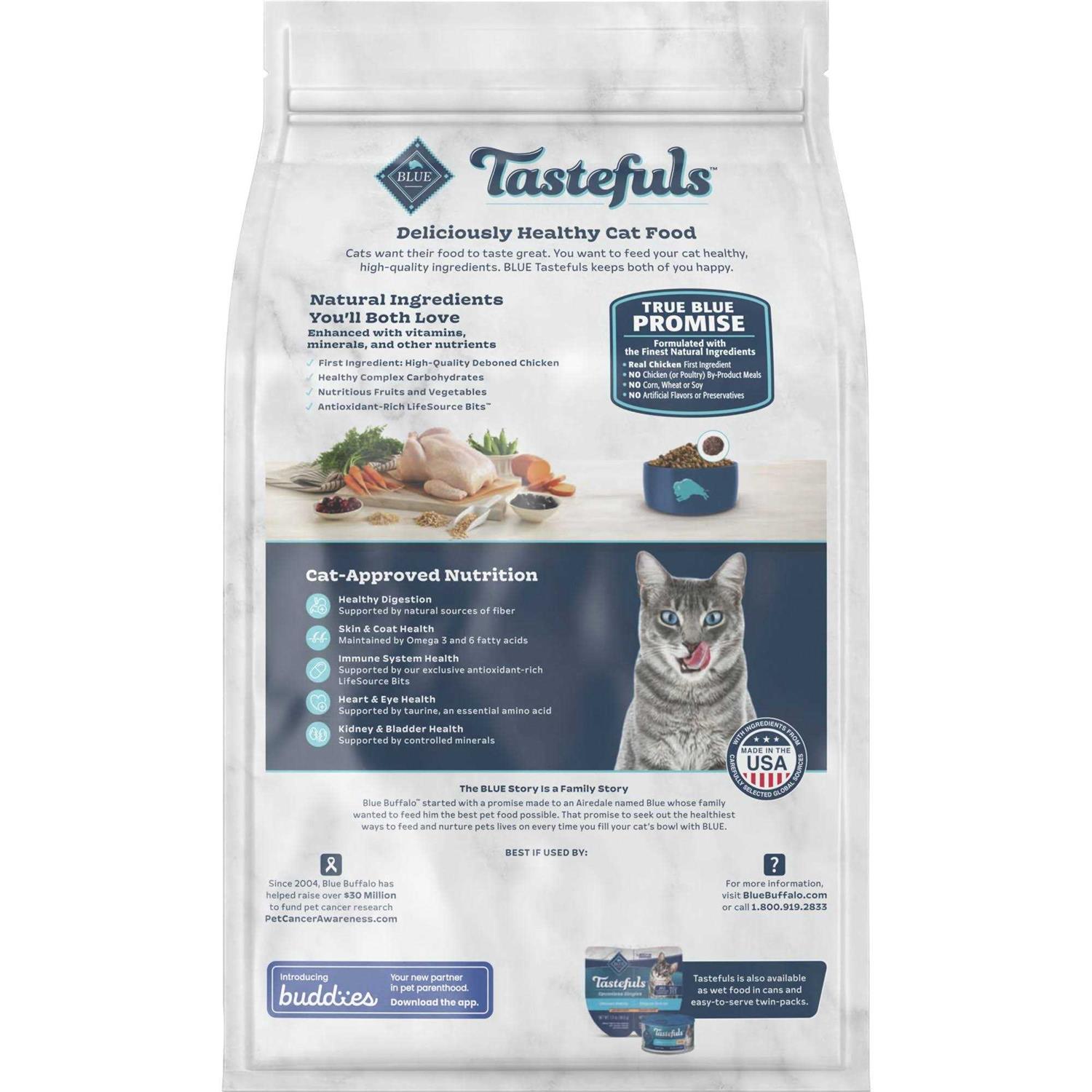 Blue Buffalo Indoor Health Adult Cat Food Chicken & Brown Rice Recipe - Pet Supplies online store