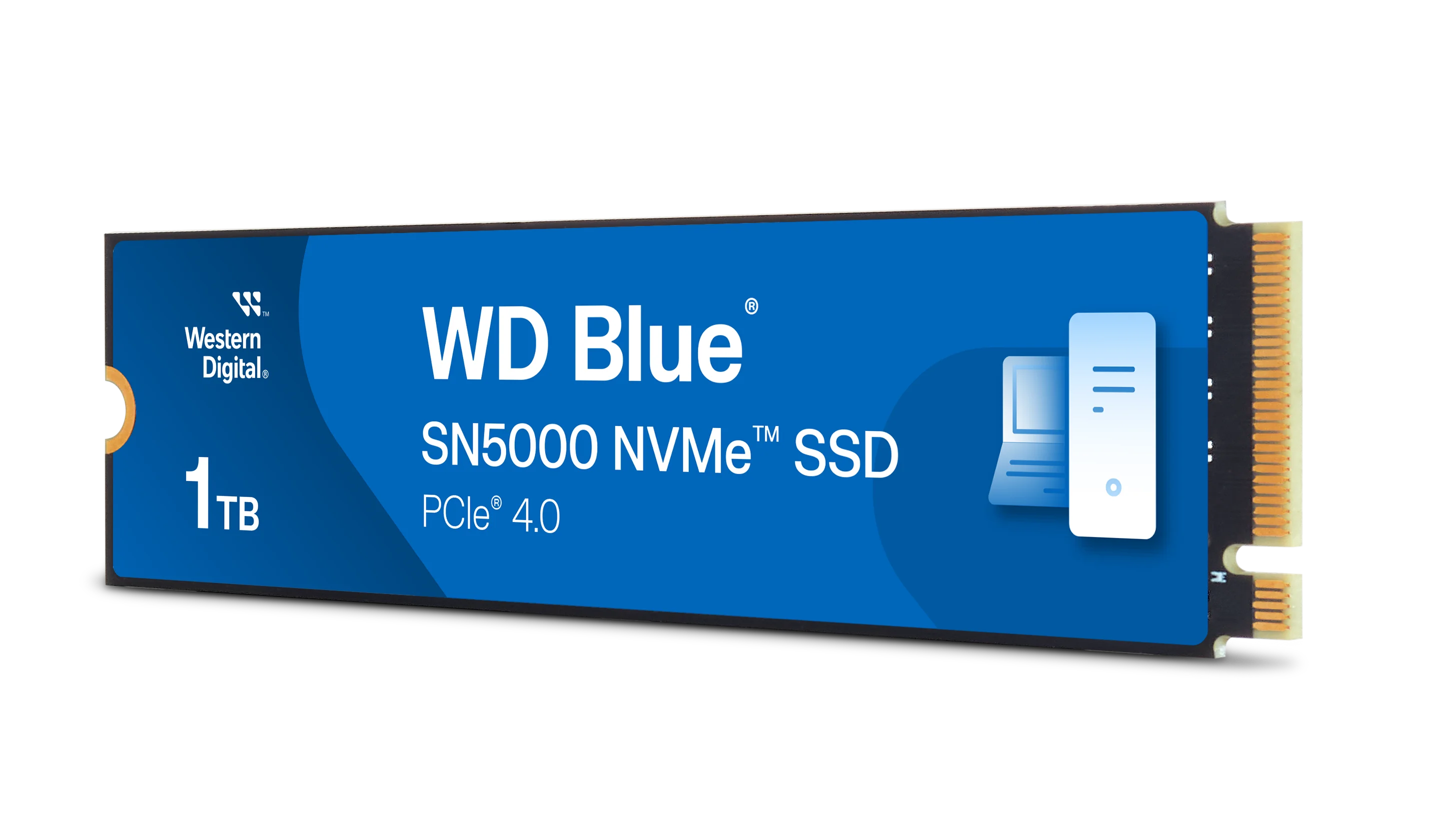 Western Digital WD Blue SN5000 1TB NVMe SSD, PCIe Gen 4.0, Up to 5150MB/s Read Speeds