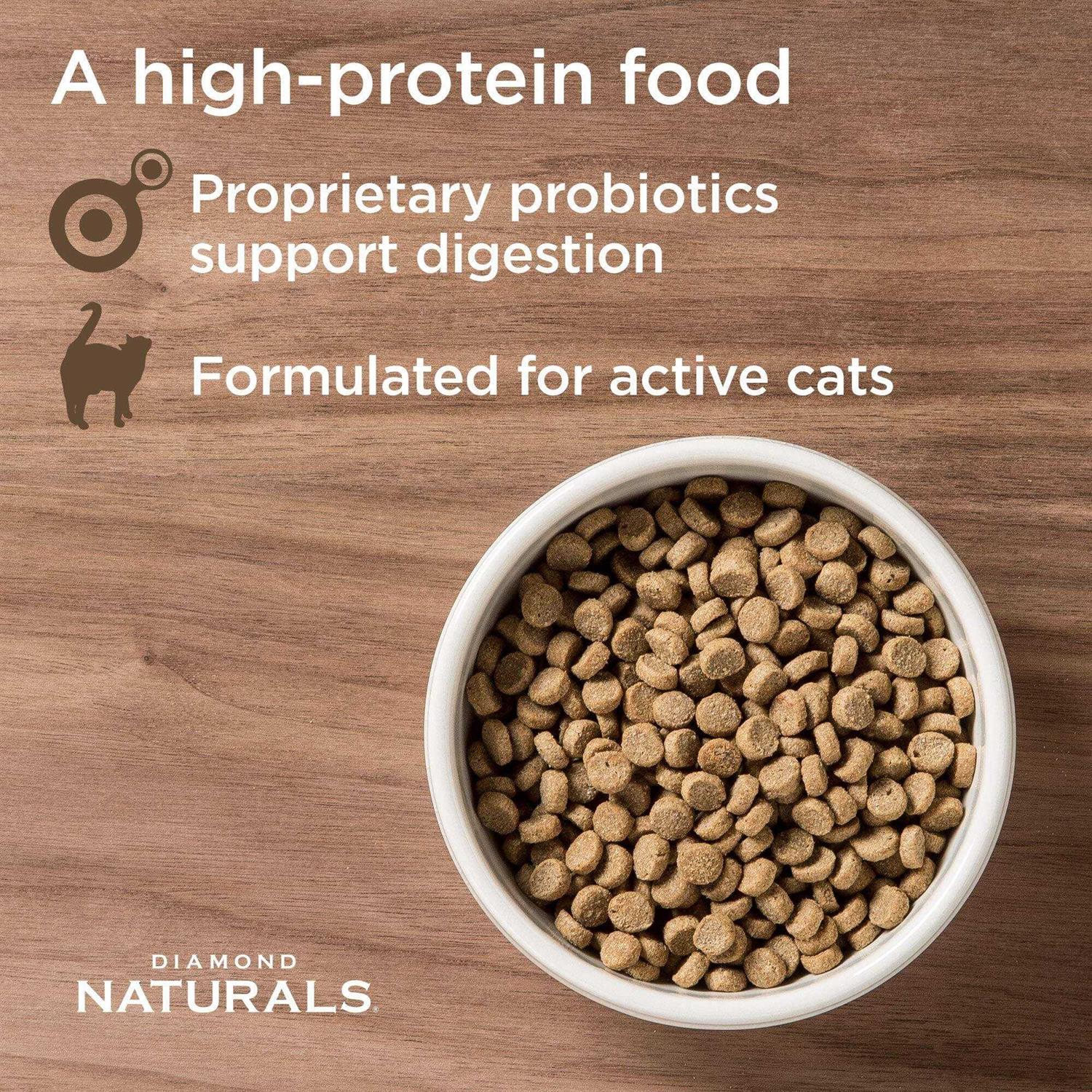 Diamond Naturals Active Chicken Meal & Rice Formula Dry Cat Food - Pet Supplies online store