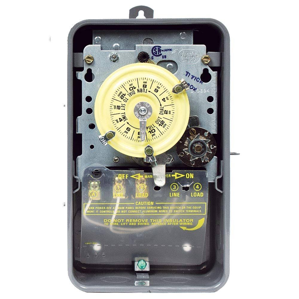 Intermatic T171CR Mechanical Time Switch, Gray