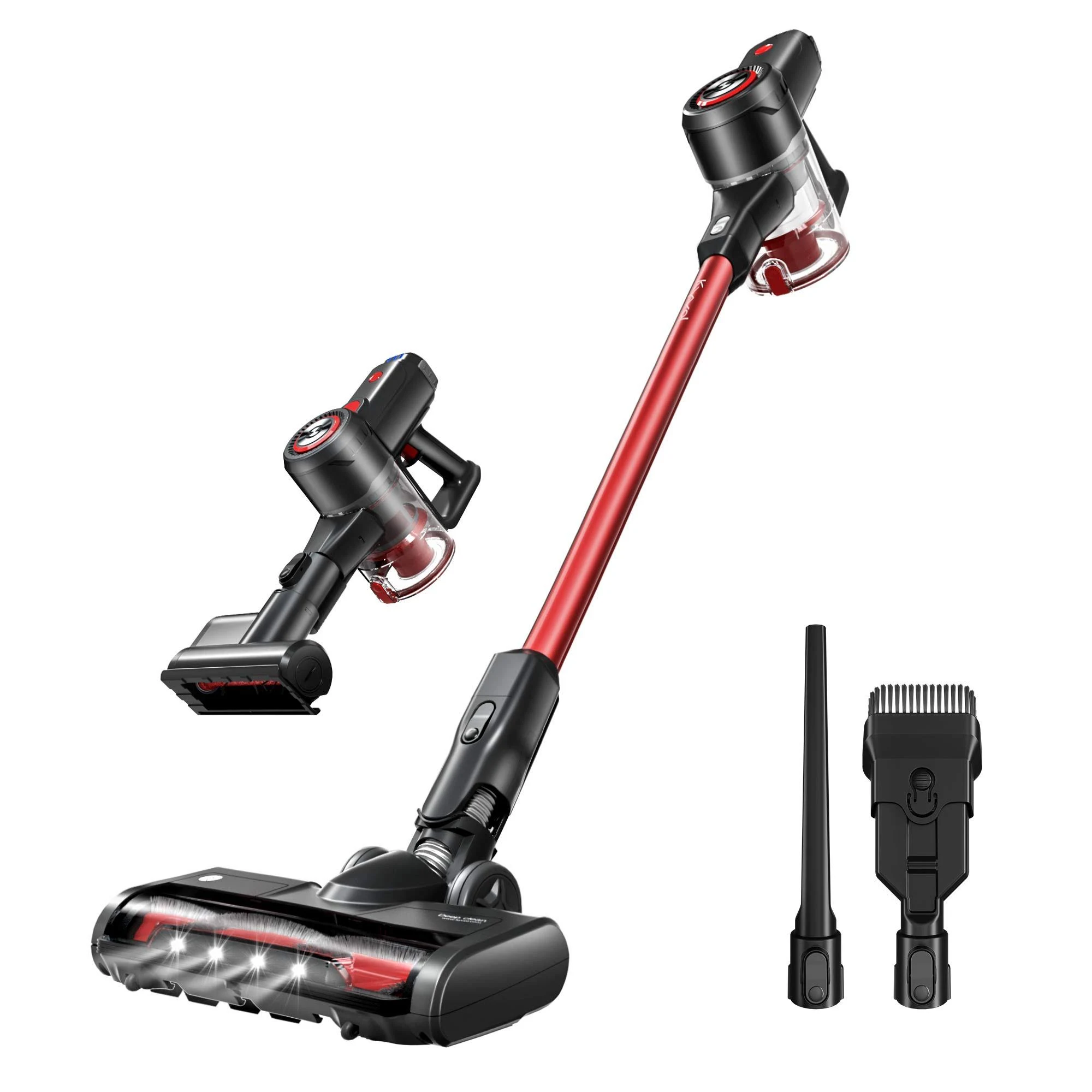 Kyvol V20 Cordless Vacuum Cleaner, 25kPa Strong Suction, 40 Mins Runtime, Ultra-quiet, Lightweight, Detachable Battery, 2 in 1 C