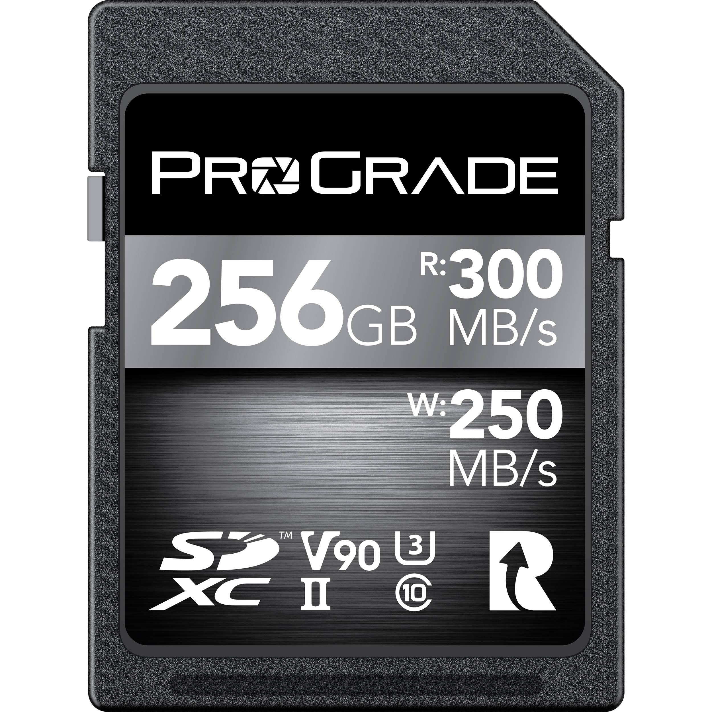 Prograde Digital 256GB SDXC UHS-II V90 Memory Card
