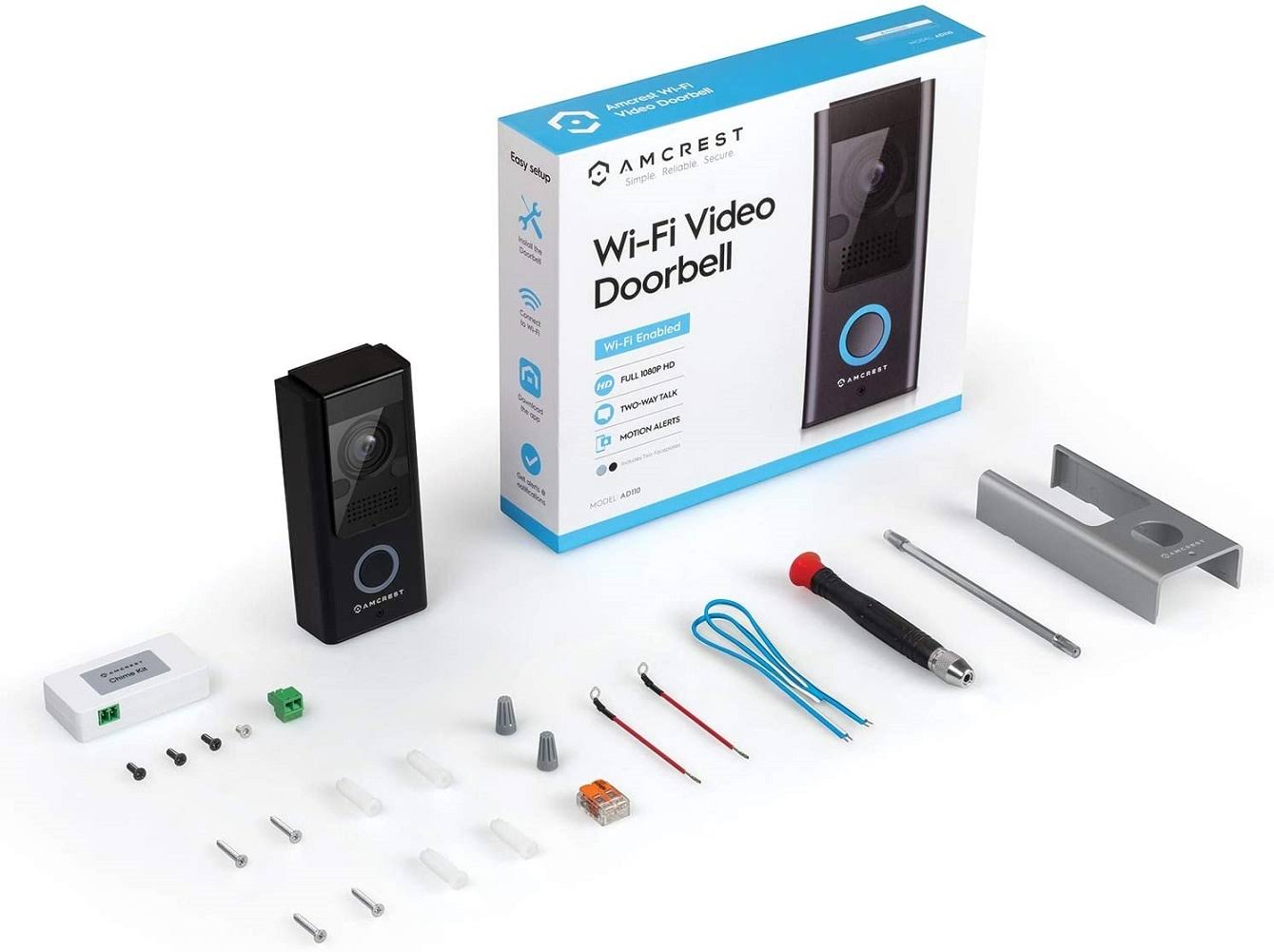 AD110 Amcrest SmartHome Video Doorbell Camera