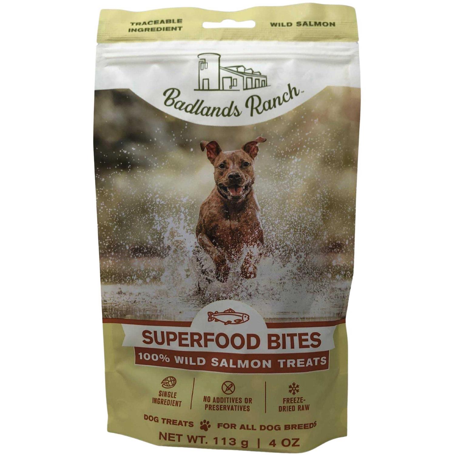 Badlands Ranch Superfood Bites Salmon Treats - Pet Supplies online store