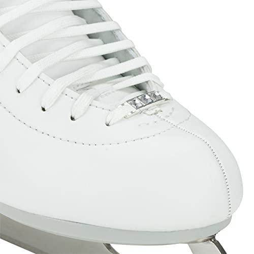Riedell Skates - Crystal Adult Ice Skates - Competitive Figure Ice Skates with Stainless Steel Vesta Blade