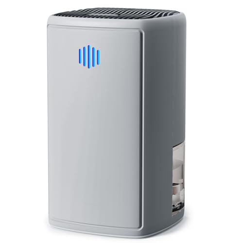 Dehumidifier,TABYIK 38OZ,Small,Quiet, Energy-Saving Dehumidifier with Auto Shut Off, for Bathrooms, Closets, and RVs