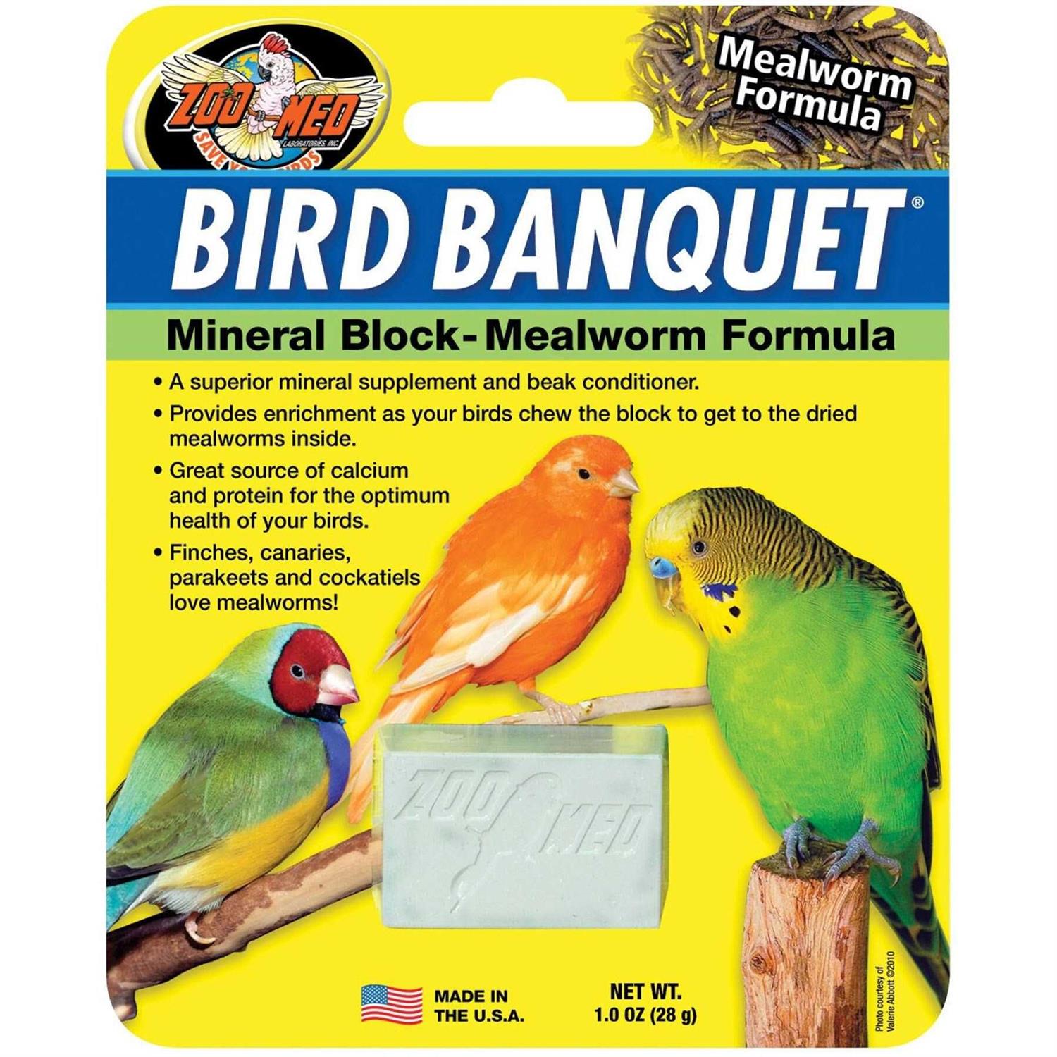 Zoo Med Bird Banquet Mineral Block - Pet Supplies online store