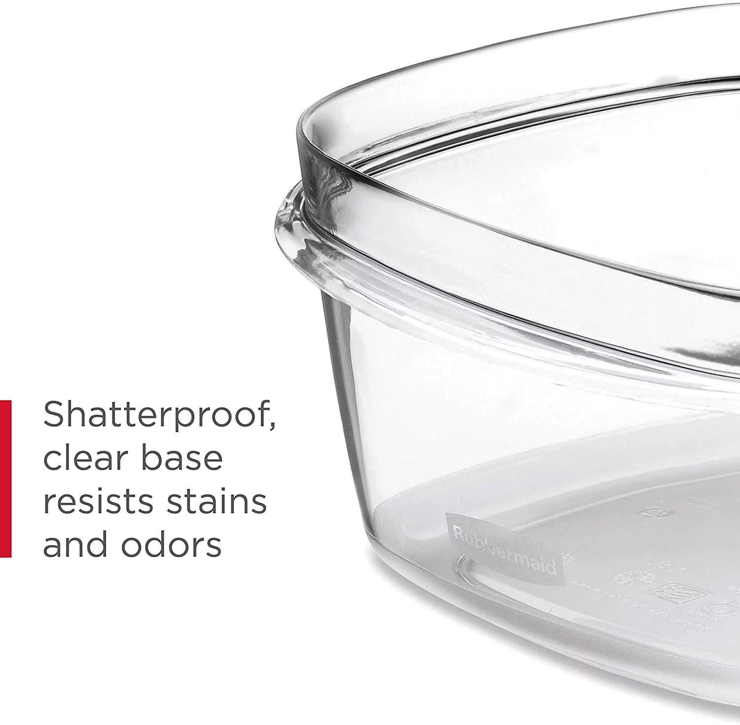 Rubbermaid Premier Tritan Variety Set of 5 Food Storage Containers, Clear Meal Prep