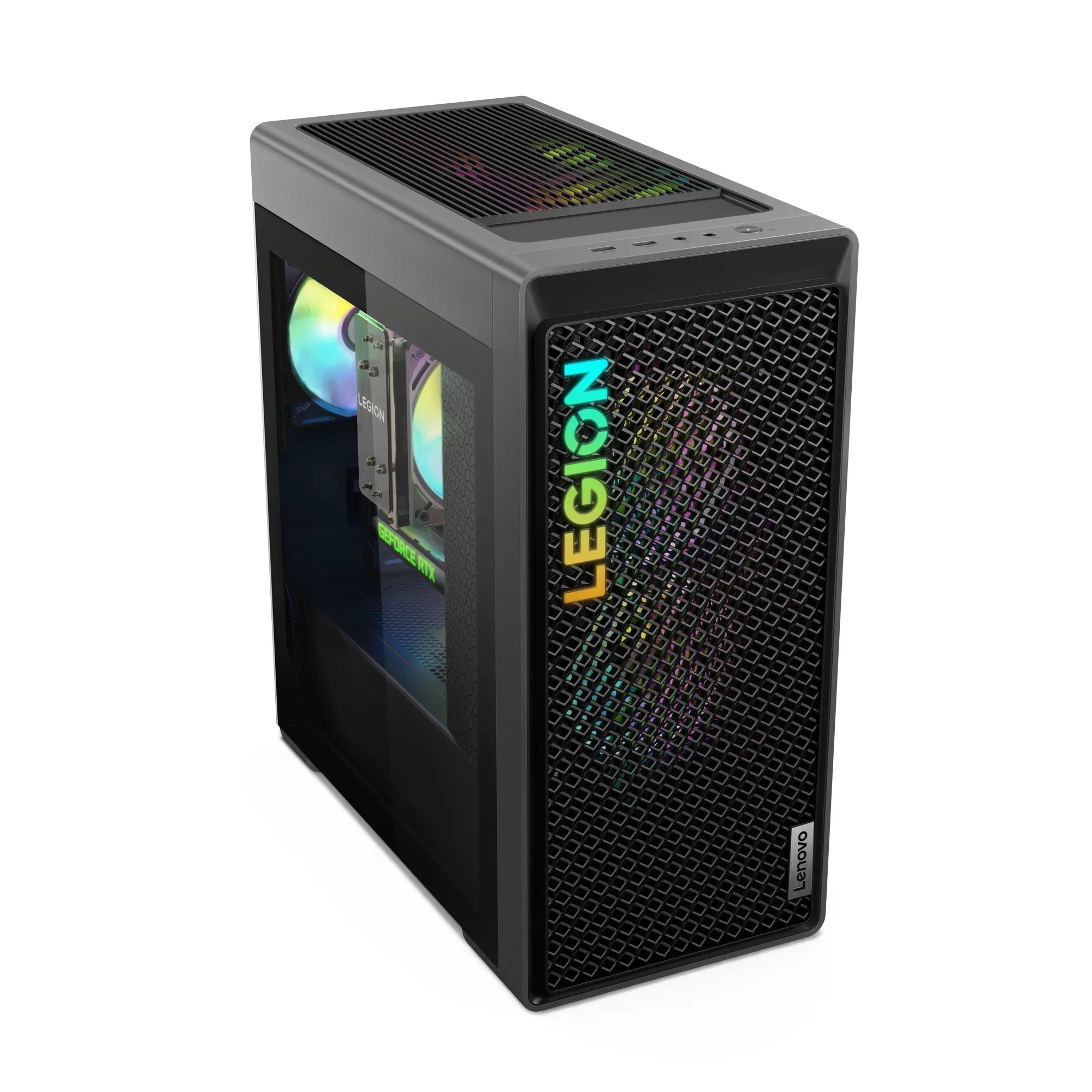 Lenovo Legion T5 Tower Gaming Desktop PC - AMD Ryzen 5 7600 up to 5.10 GHz CPU, 128GB DDR5 RAM, 512GB NVMe SSD + 2TB HDD, GeForce RTX 3060 12GB GDDR6, Windows 11 Home
