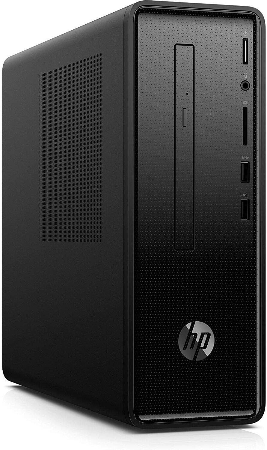 HP Slimline 290-a0046 AMD A9-9425 X2 3.1GHz 8GB 1TB Win10, Black (Renewed)
