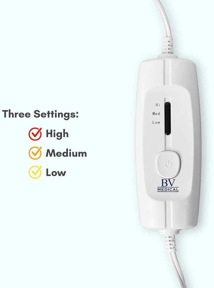 Heating Pad with three heat settings W/No Auto Shut Off/12