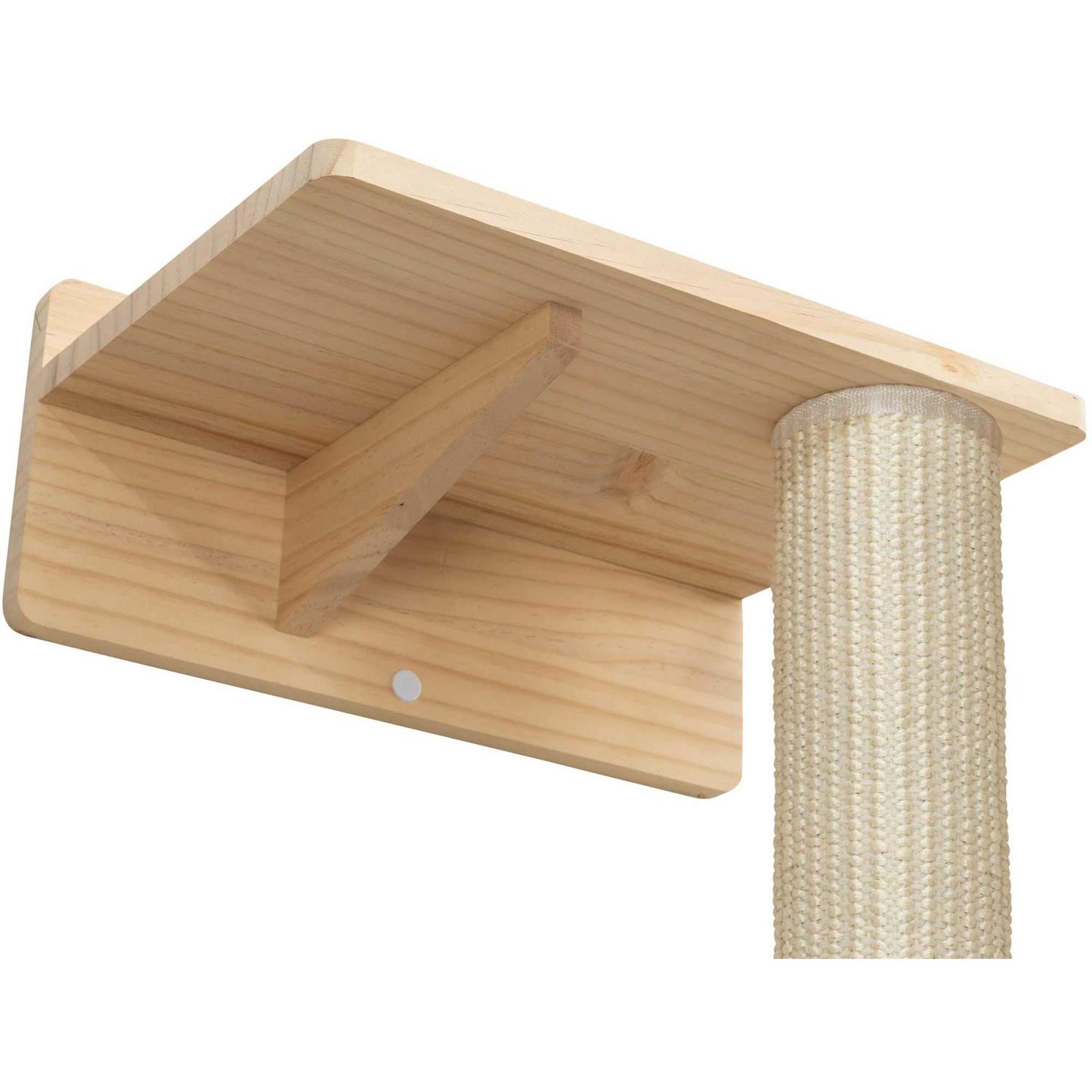 TRIXIE Wall Set 1 Wall Mount Cat Scratching Post with Perch - Pet Supplies online store