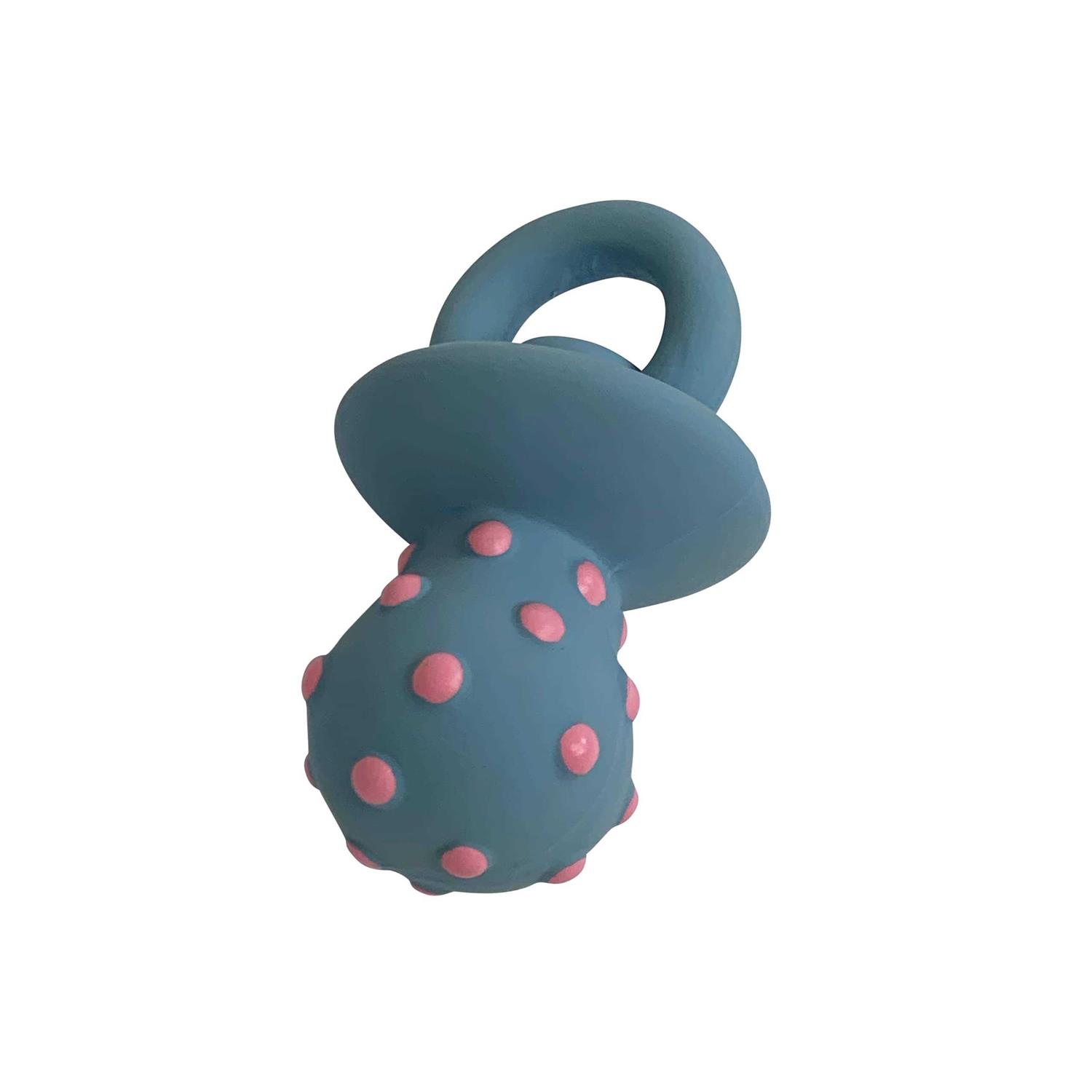 Vibrant Life Chew Level 1 Latex With Plush Filling Playful Buddy Pacifer Dog Toy - Pet Supplies online store