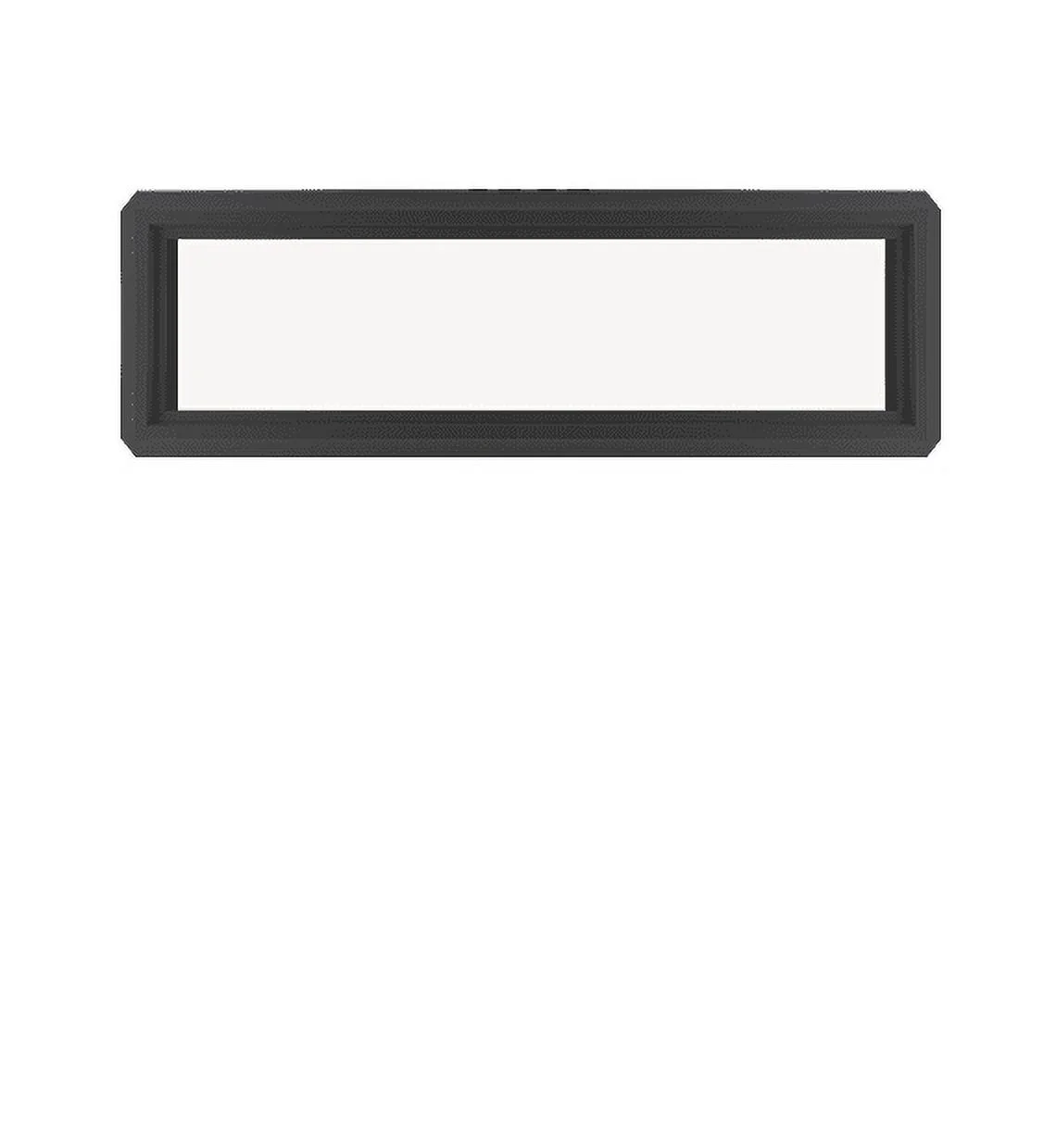 Double Pane Black Vinyl Transom Window 36