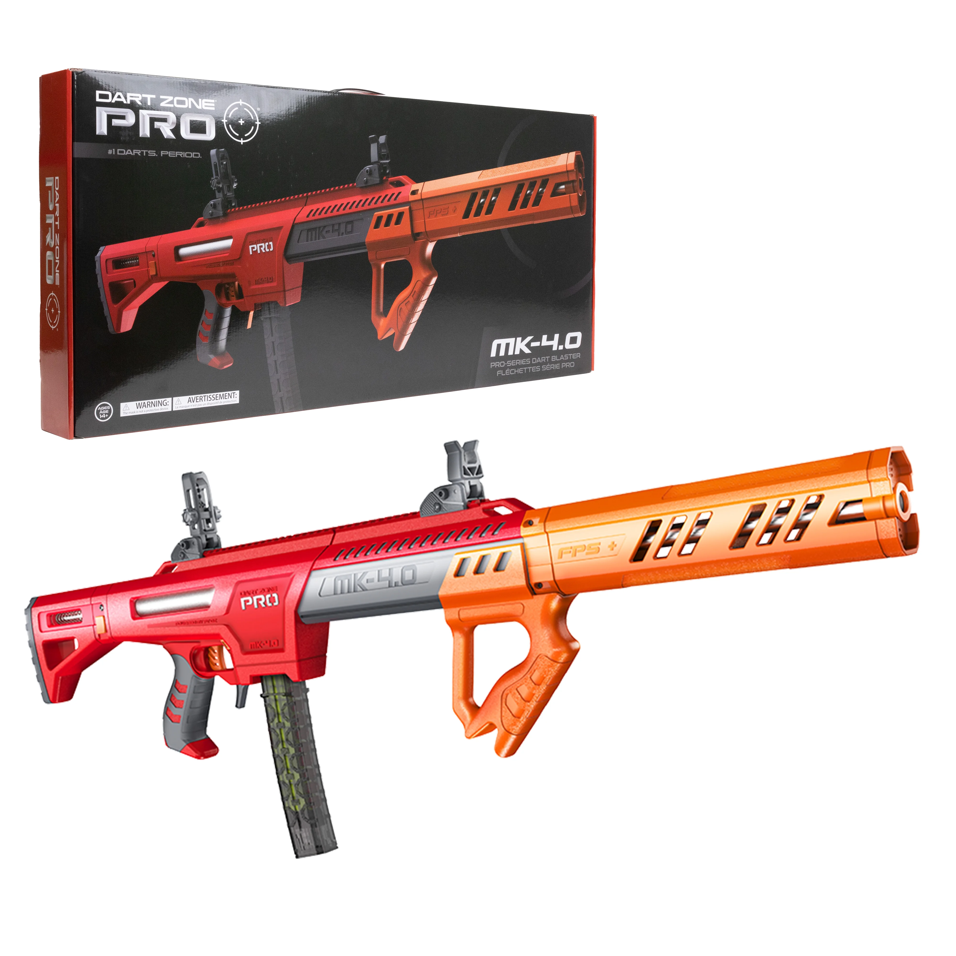 Dart Zone Pro MK-4 Spring-Powered Dart Blaster - Up to 200 FPS