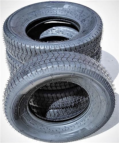 Transeagle TE118 Premium Trailer Tire-ST205/75D15 205/75-15 205/75/15 101G Load Range C LRC 6-Ply BSW Black Side Wall