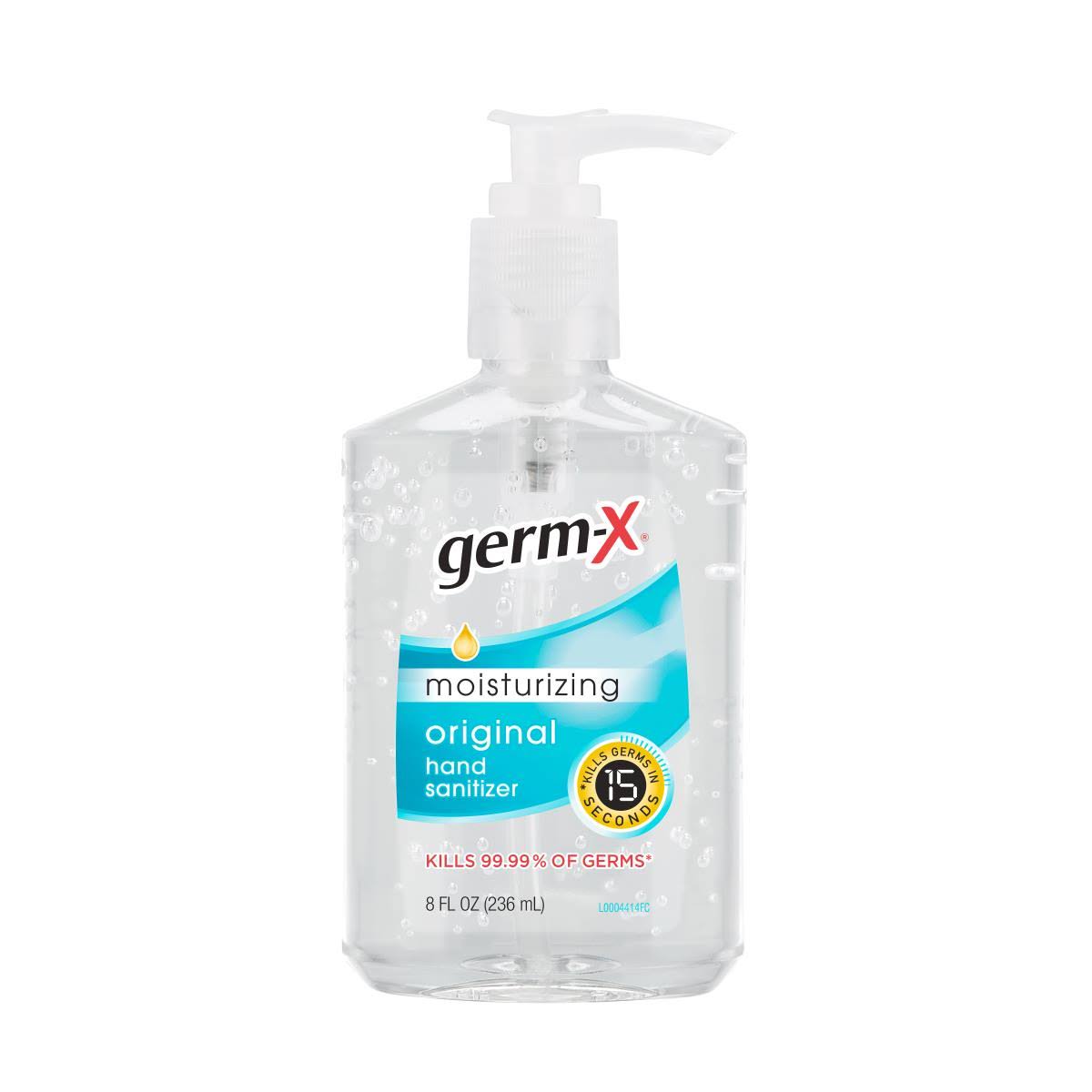 Germ-X Hand Sanitizer 8oz Pump Bottle - Case of 12