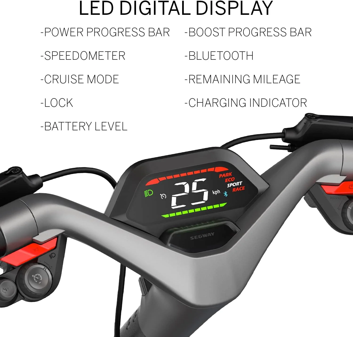 Segway SuperScooter GT1, 3000W Motor, 43.5 Miles Long Range, Dual Suspension, 11