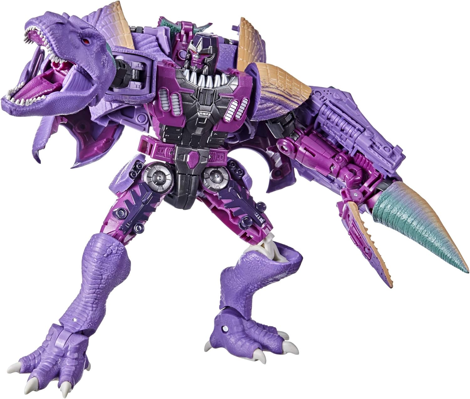 Transformers Toys Generations War for Cybertron: Kingdom Leader WFC-K10 Megatron (Beast) Action Figure - Kids Ages 8 and Up, 7.5-inch