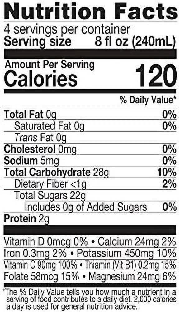 Lakewood Organic Pure Orange Juice 32 fl oz Pack of 2