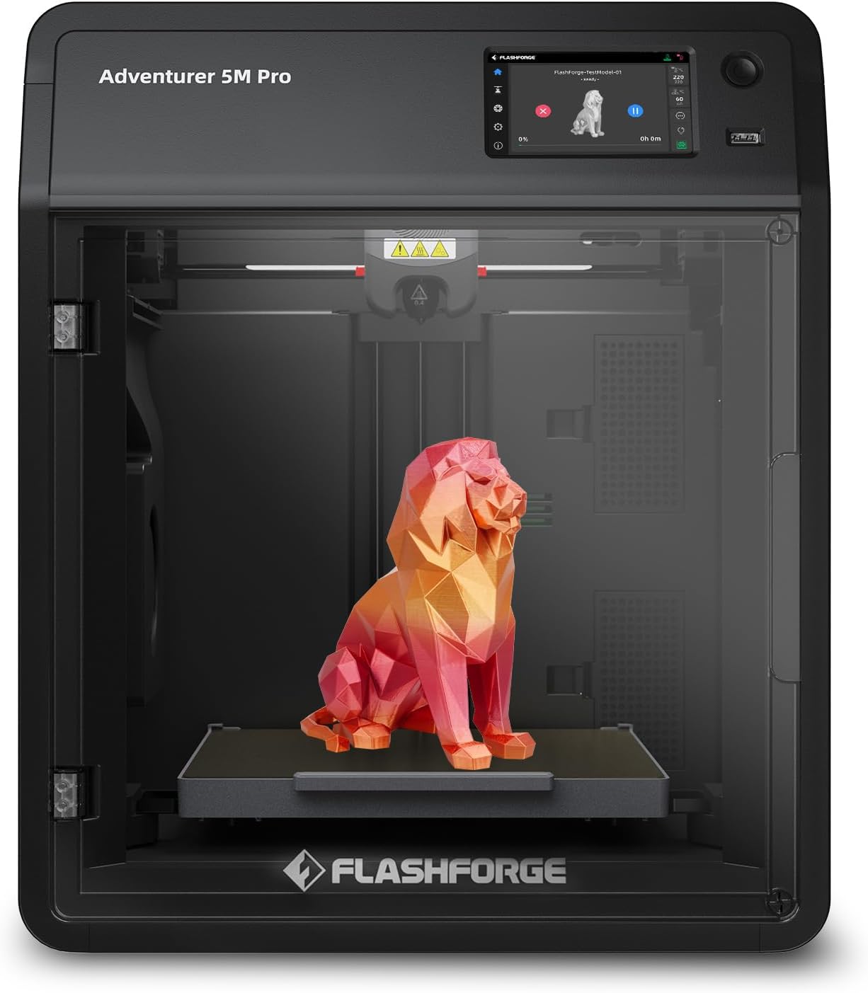 Flashforge Adventurer 5M Pro 3D Printer with Extra 1KG HS PLA Cyan Filament