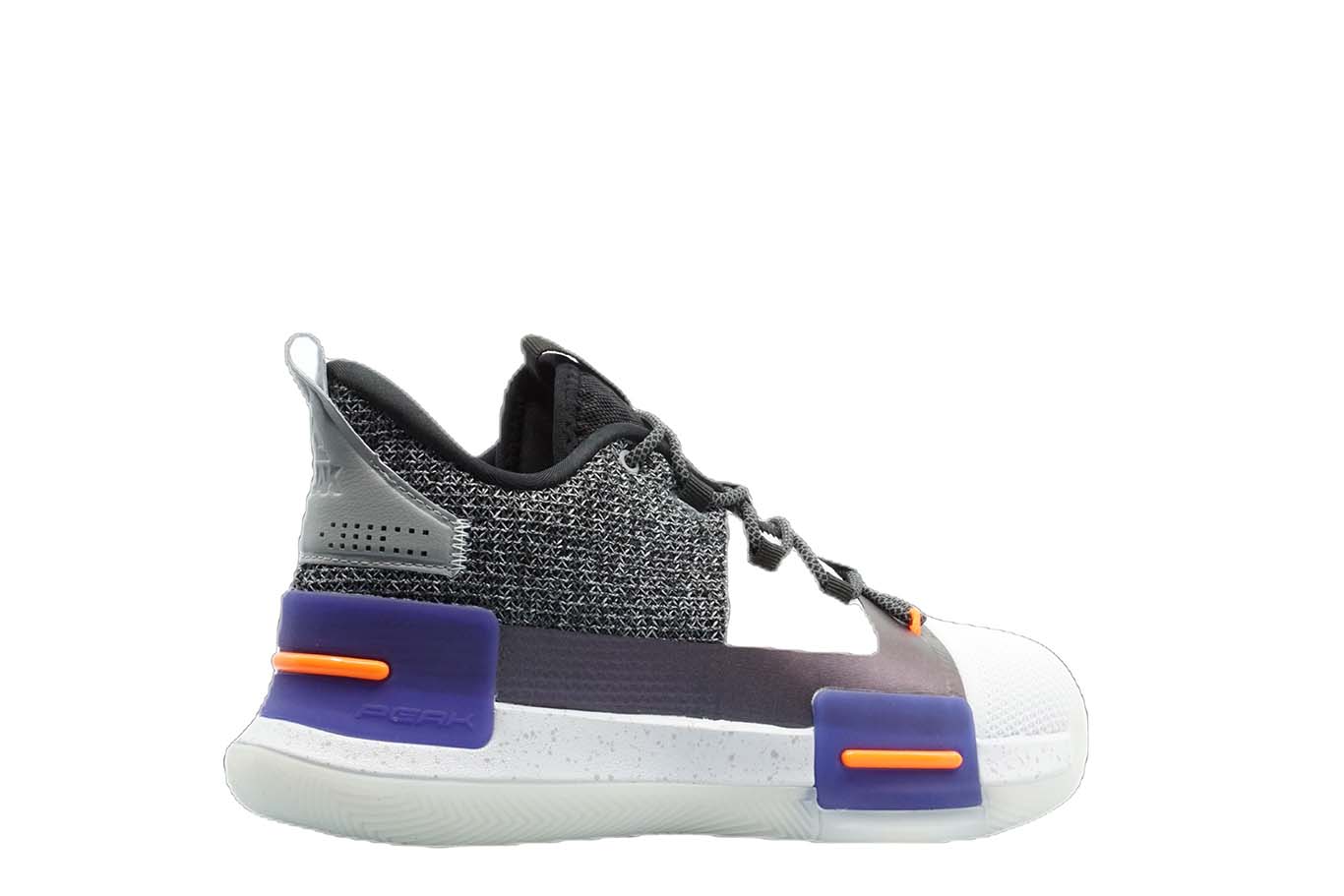 [E94451] Mens Peak Taichi Flash Lou Williams Team White Purple Basketball Shoes - 7