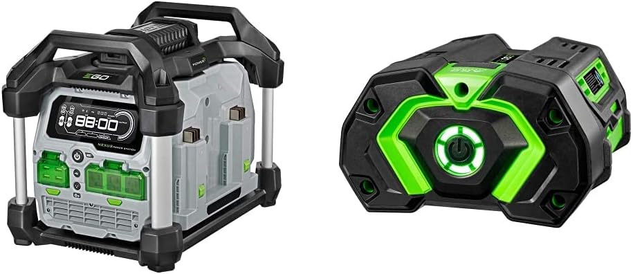 EGO Power+ PST3040 3000W Nexus Portable Power Station for Indoor and Outdoor Use Battery Not Included & BA2800T 56-Volt 5.0 Ah Battery with Upgraded Fuel Gauge (3rd Generation)