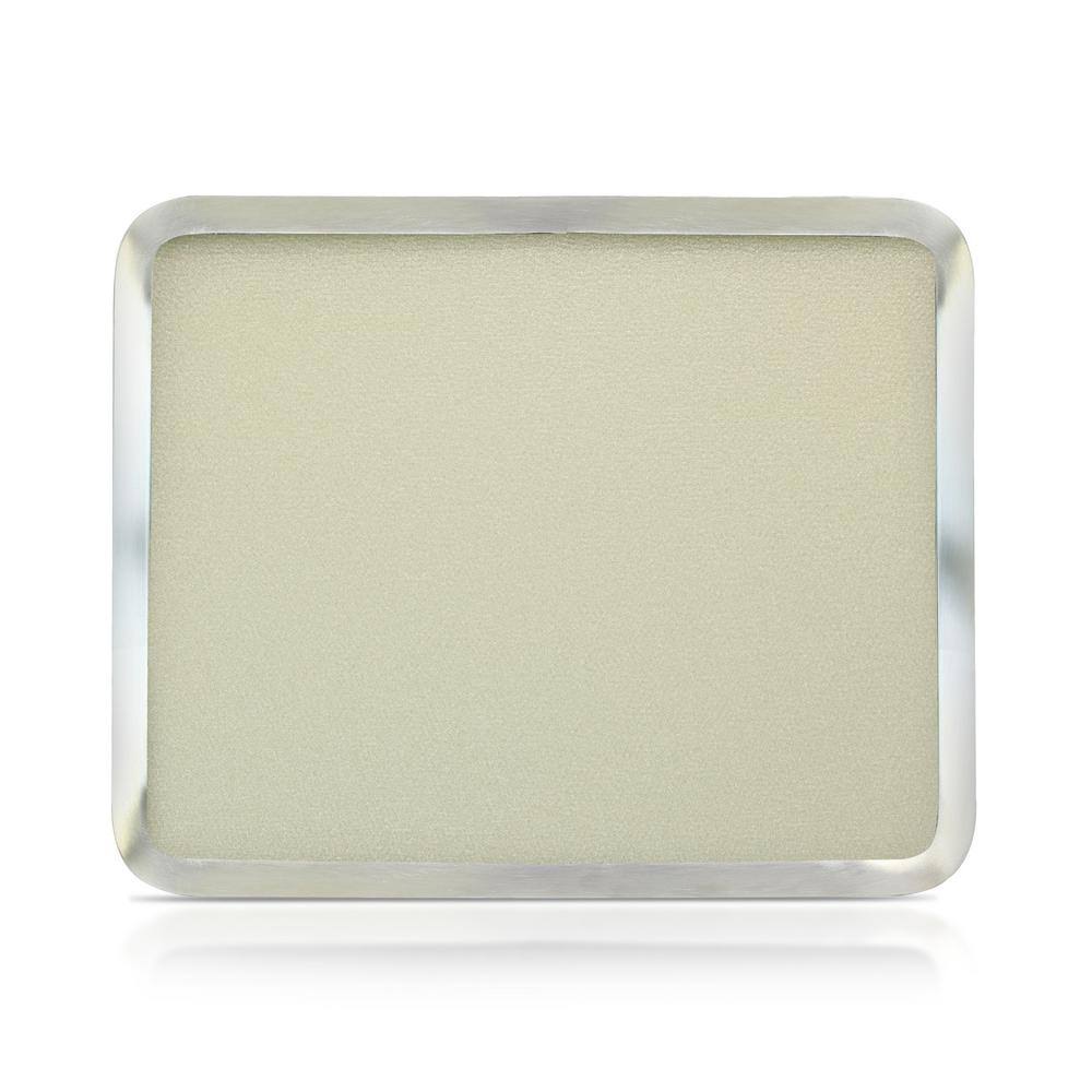 Vance 16 x 20 inch Almond Built-in Surface Saver Tempered Glass Cutting Board, 71620AL