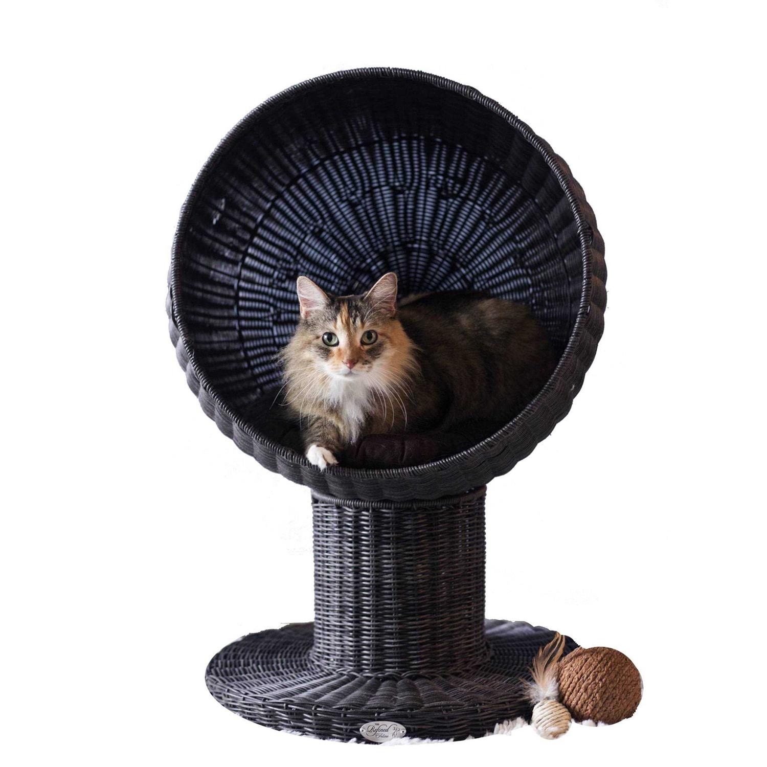 The Refined Feline Kitty Ball Bed - Pet Supplies online store